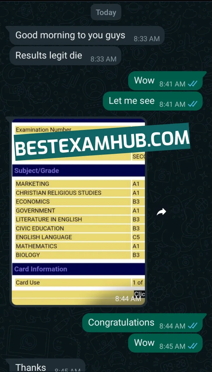 WAEC Testimonials 2