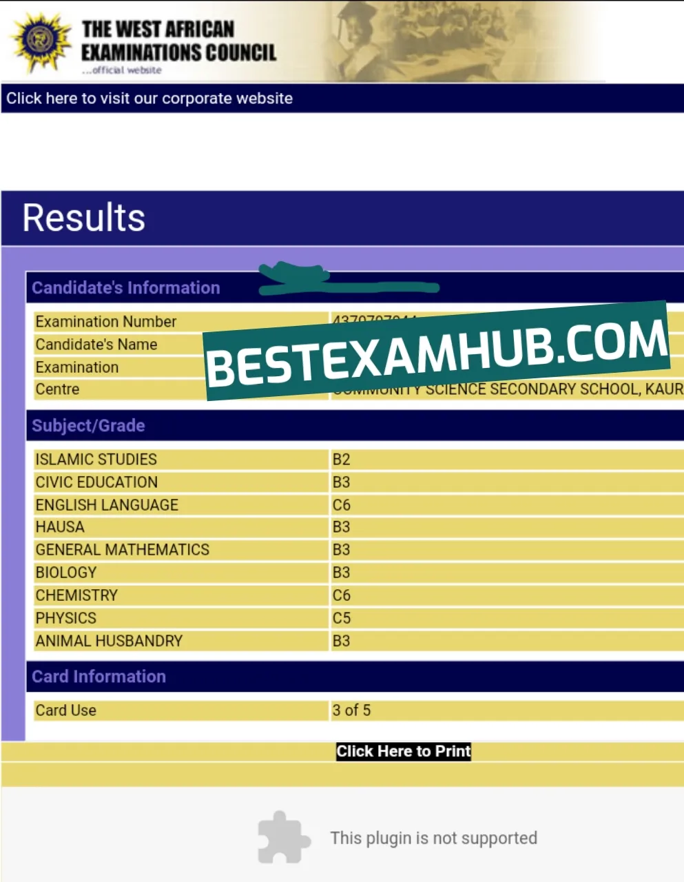 WAEC Testimonials 1