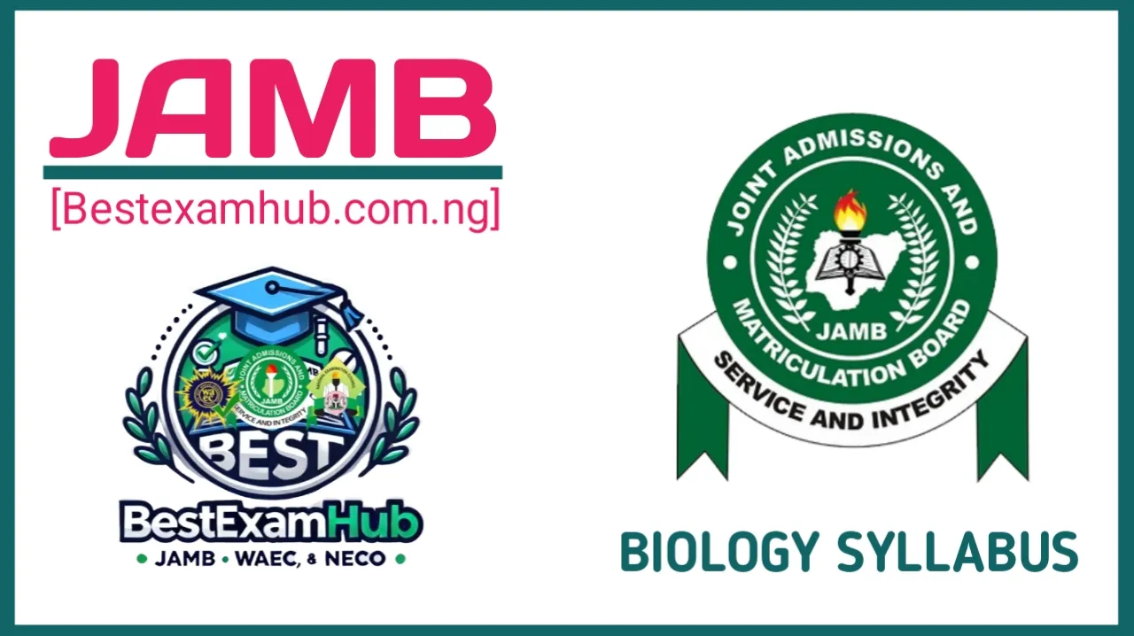 Biology JAMB Syllabus 2025 PDF Download