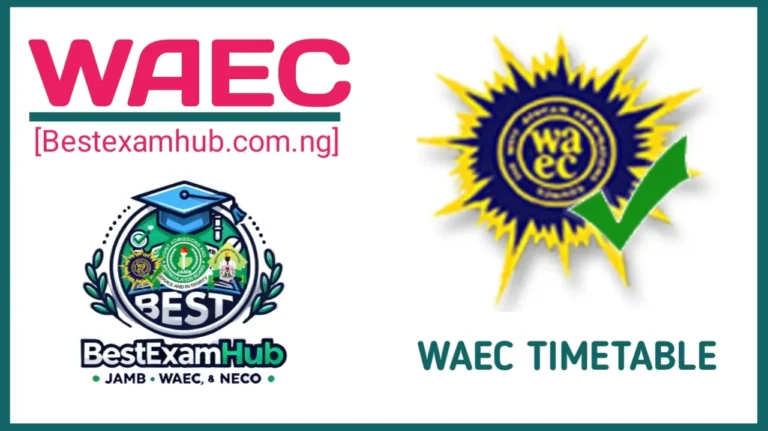 2025 WAEC Timetable for May/June