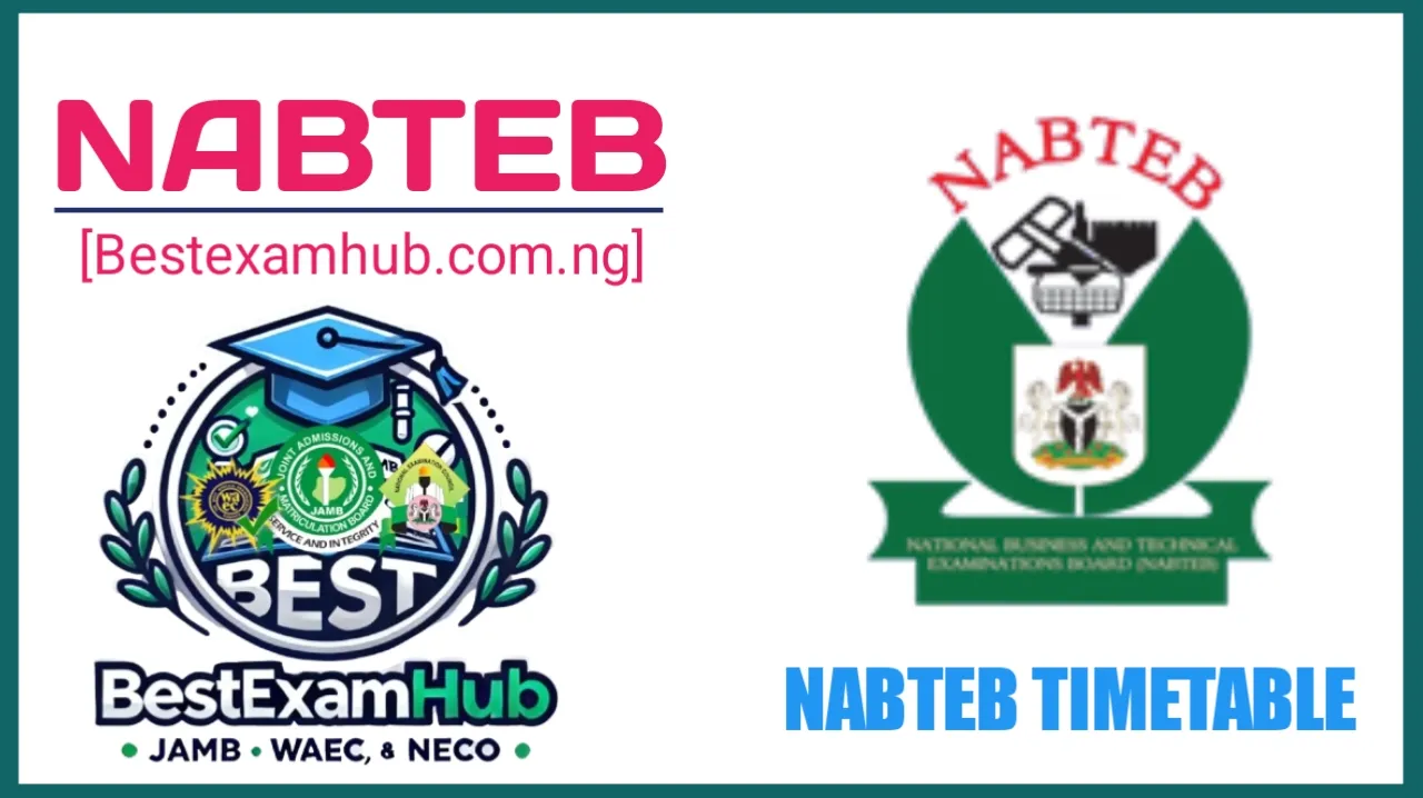 NABTEB Timetable 2025
