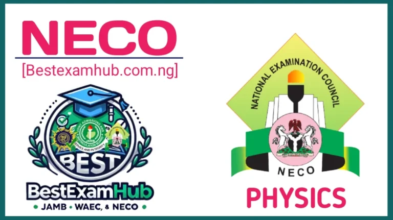 NECO Physics 2025 Questions And Answers