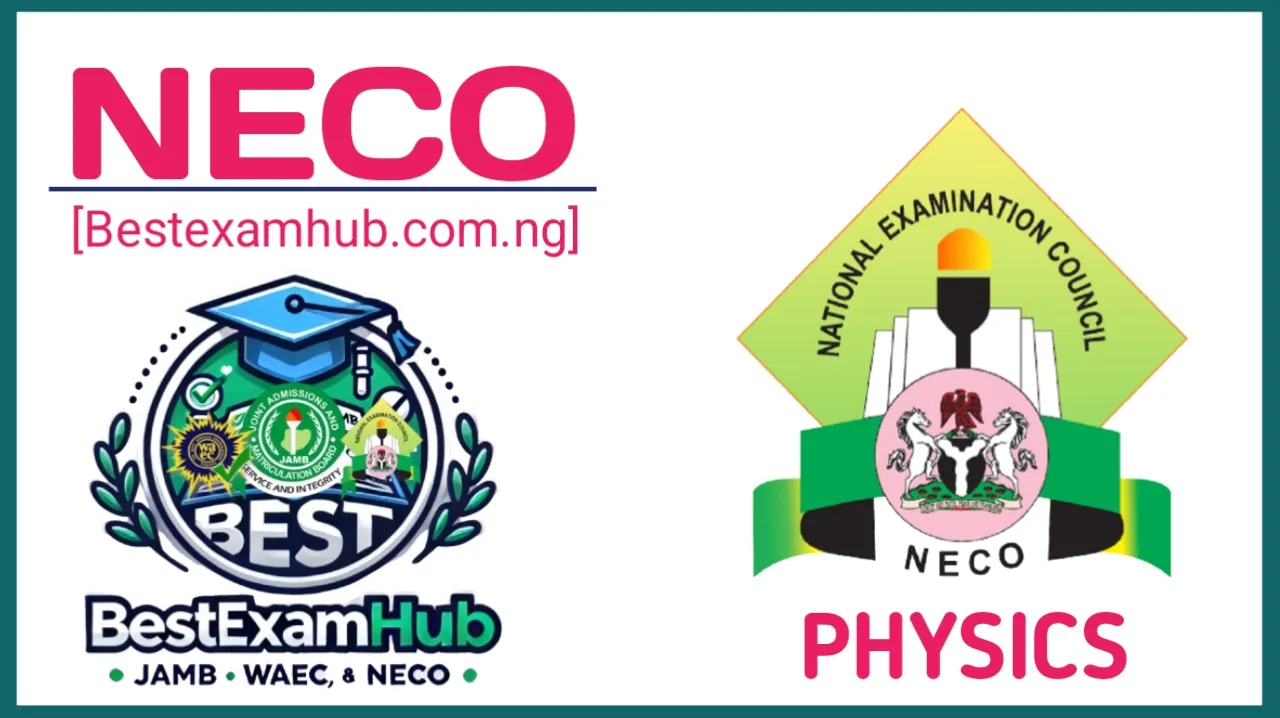 NECO Physics 2025 Questions And Answers
